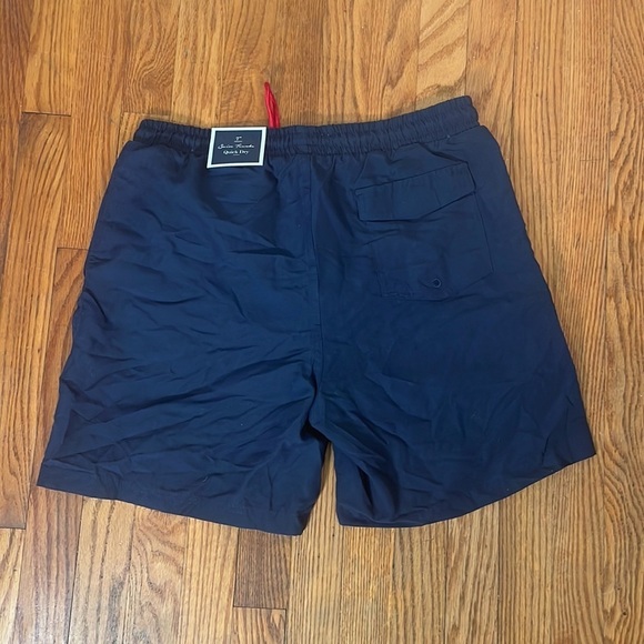 Club Room Men's Quick-Dry Performance Solid 7" Swim Trunks Blue size M NWT - Picture 3 of 7